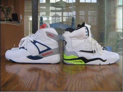 reebok shoes with air pump